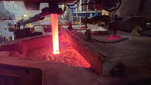 Continuous casting operation with the flow-control system in service